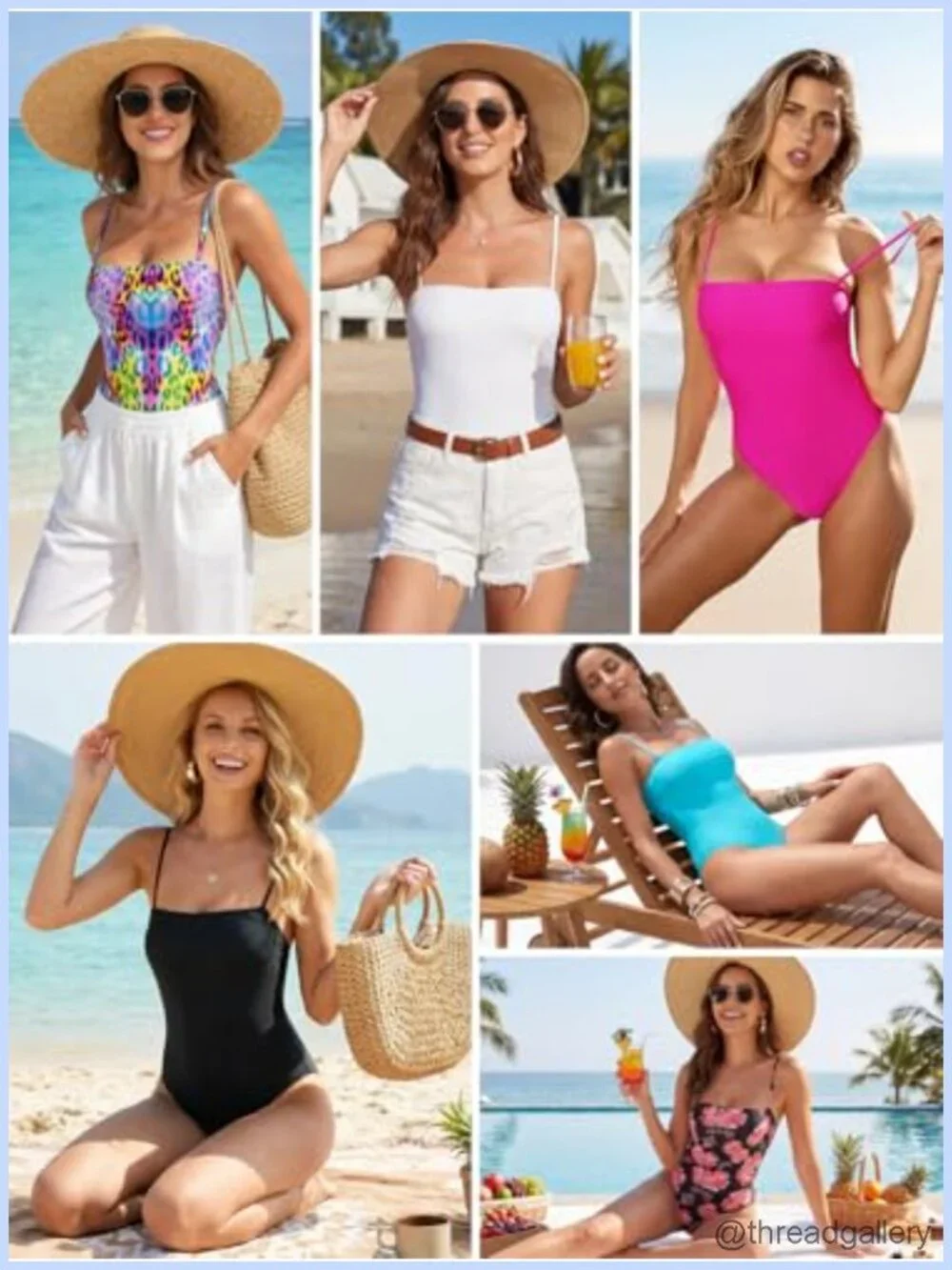 Bandeau One Piece Swimsuit High Cut Tummy Control Cheeky Bathing Suit